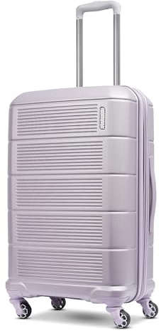 American Tourister Stratum XLT 2.0 Erweiterbarer Hartschalengepäck mit Spinnrollen, Violett (Purple Haze), 20-Inch Carry-On, Stratum 2.0 Erweiterbarer Hartschalengepäck mit Spinnrollen