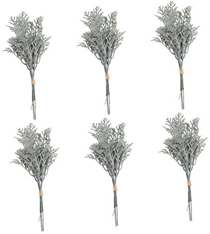 HONMEET 6 Stück Künstlicher Blumenzweig Aus Seidenstoff Nachahmung Blumenstamm Für Home Deko Fotografie Requisiten Graduation Geschenk Innen- Und Außenbereich