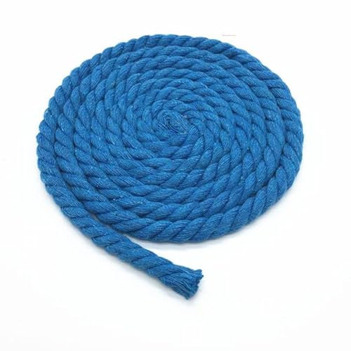 QIUMING 2 Meter 12 MM 3 Anteile gedrehte Bunte Baumwollschnüre/Seil für Tasche Home Decor DIY Textilzubehör