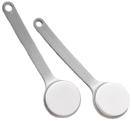 Besreey Spazzola per il corpo per la doccia, spugna da bagno con manico lungo, spugna per la pulizia del corpo, spugna da doccia per bambini e adulti, uomini e donne, schiena e gambe