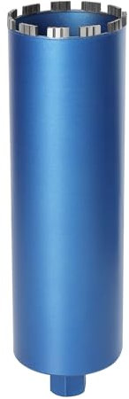 Punta diamantata per carotatrice con turbo, 1 1/4, Ø 162 mm, lunghezza totale 460 mm, corona diamantata per foratura a secco e a umido per calcestruzzo, punta carotatrice diamantata per foratura a