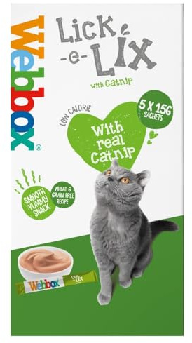 Webbox Lick-E-Lix Chicken & Catnip 5 x 15g
