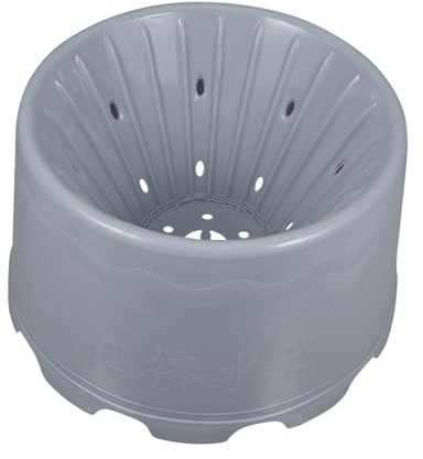 SOLUSTRE Cesta de Drenaje Contenedor Versátil para Trapeador de Plástico Diseño Ahorrador de Espacio para Secar y Apretar Trapeadores en Paredes y Ventanas