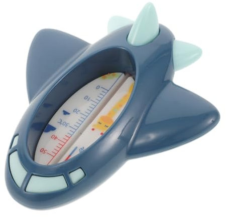 BESTonZON Wasserthermometer Für Neugeborene Wasserdichter Badewannen-temperaturanzeiger Süßer Flugzeug-design Fühler Mit Klarem Display Sicher Für Babybad Und Vielseitig Im Haushalt