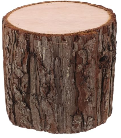 TOPBATHY Bougeoir décoratif en bois pour bougies chauffe-plat, décoration de Noël, support de bougie chauffe-plat en bois, base en bois pour travaux manuels, café en bois
