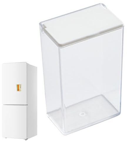Contenitori magnetici per frigorifero, scatola magnetica per frigorifero | Organizer per frigorifero, supporto per frigorifero senza trapano con coperchio,Organizzazione della cucina di casa, spazio p