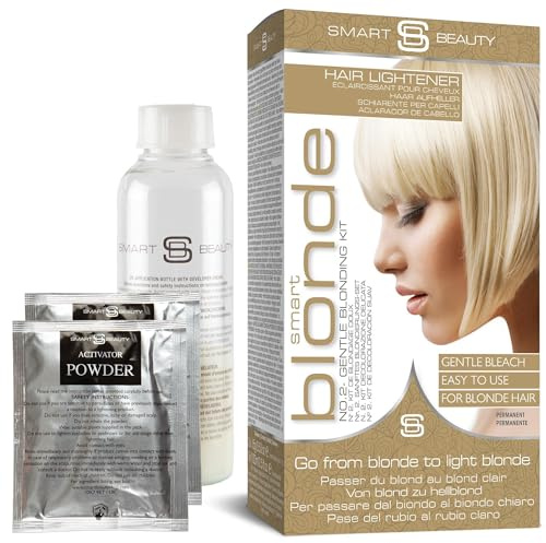 Nr 2 Blonder-set för blont hår, smart blonde hårblekare, perfekt för slingor, perfekt förberedelse för ljusa pastellhårfärger, veganska, djurförsöksfria