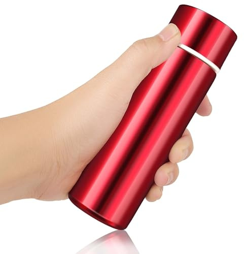 PENCHUAN Mini bouteille isotherme de 150 ml - Petite gourde portable - Idéale pour les déplacements - Rouge