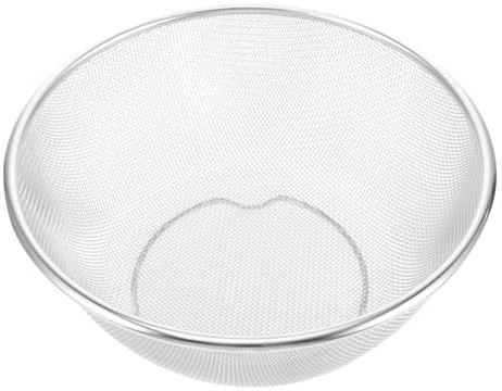 FUNNETOYU Colapasta Acciaio Inossidabile Con Maglia Fina Scolapasta Leggero Per Verdure e Riso Per Uso Domestico e Ristoranti Facile Da Usare e Duraturo