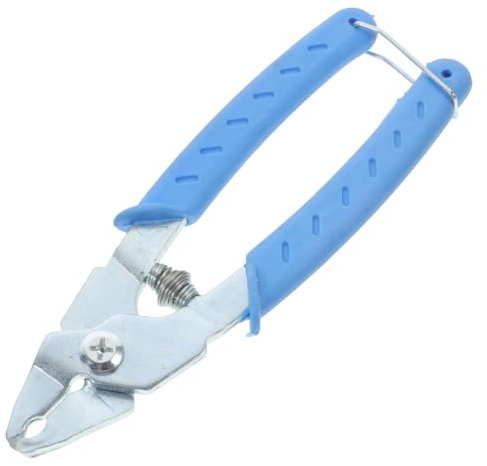 Lurrose Pince Manuelle pour Cage à Poulet et Oiseaux en Acier Manganèse et Plastique, Outil Pratique pour Installer et Réparer Cages à Cailles et Oiseaux