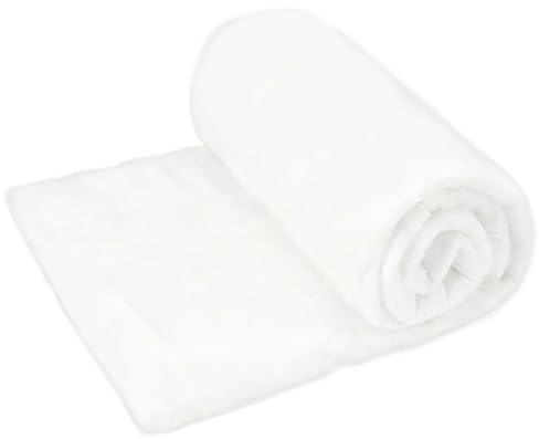Forbabe Manta de nieve decorativa de Navidad, 80 cm x 300 cm, alfombra de nieve, decoración blanca, alfombra de nieve artificial para Navidad, pueblo de fondo, decoración