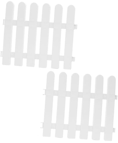 VICASKY 2pièces Clôture De Jardin Plastique Bordure pour Décoration Extérieure Protection pour Plantes Et Massifs