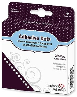 SCRAPBOOK ADHESIVES BY 3L Adhesive Dots Micro, 3mm, clear