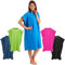 Fit-Flip Poncho ad Asciugamano in Microfibra Leggera e ad Asciugatura Rapida, Accappatoio Compatto per Cambiarsi Tutto in Uno Taglia: M Colore: Blu-Verde