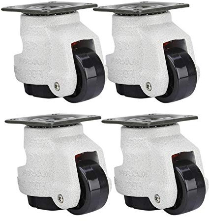 Ruote girevoli di livellamento Ruota girevole retrattile Capacità di 330 libbre 1,5 pollici per apparecchiature mediche,rotelle