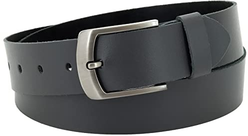 Vascavi Ledergürtel, 4 cm breit, Echtes Leder, Unisex Gürtel für Damen und Herren, MADE IN GERMANY, AM559-SL