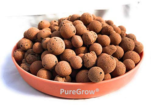 Mokuzai Expanded Clay Pebbles: Horticultural Hydroponic PureGrow® LECA Lightweight Aggregate Pellet Balls - 3 Litres