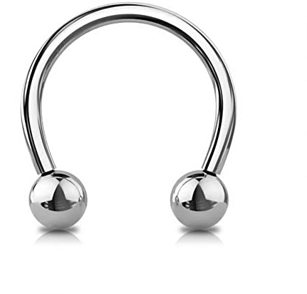 JEWEL BARREL Hufeisen Piercing Septum Nase Ring Ohrringe Nasenpiercing Hoop 16G, 6mm 8mm 10mm Chirurgenstahl Helix Tragus Nippel Körperschmuck
