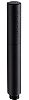 Brass Pressurized Black Dual Function Hand-held Shower Set Household Bathroom Shower Head Water Heater Shower Head leisurely (Color : Chrome kit 3) (Matt Black Kit 1)