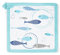 Excelsa North Sea Manique de Cuisine, 20 x 20 cm, Doublure 100% Coton, Rembourrage en Polyester