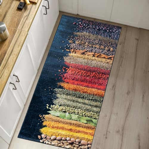 Mazovia Spielteppich Kinderzimmer 80x150cm Anthrazit Blau Sterne rutschfest | Kinderteppich für Schlafzimmer Spielzimmer Jungen Pflegeleicht Maschinenwaschbar Allergikerfreundlich Wetterfest Kurzflor