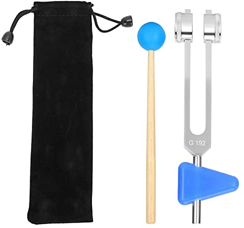 NSXAYIWEDiapasons, Ensemble De Diapasons En Alliage D'aluminium 192 Hz, Ensemble De Diapasons De Chakra, Diapason Musical Compatible Pour le Biofield Humain, le Yoga