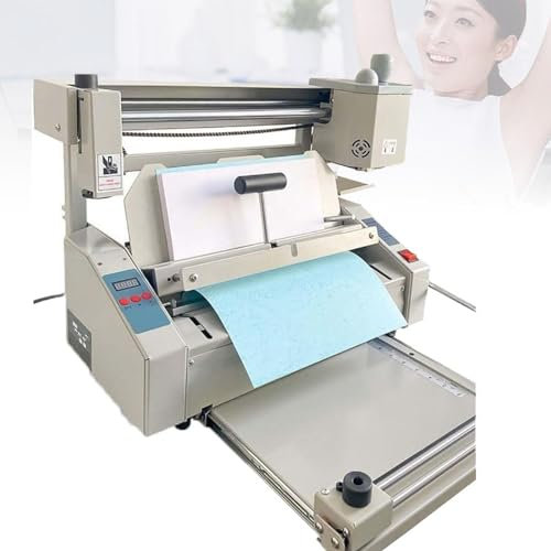 DDZJTPP A4-Buch-Desktop-Bindemaschine, Kabelloser Heißkleber-Buchpapierbinder, Fräsrücken-Rauerer Binder Für Bürobücher, Papieralben Und Präsentationen - Klebestärke 40 Mm