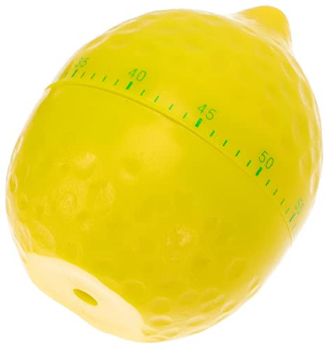 Ciieeo 1pc Kitchen Timer Alarm Clock Digital Kitchen Alarm Clock Digital Timer Wind up Egg Mechanical Baking Tool Kid Lemon Yellow Pp