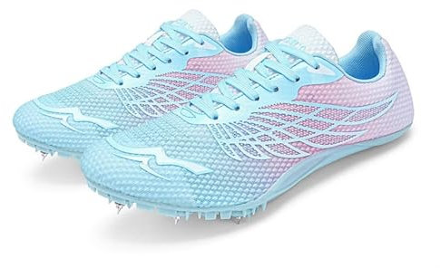 Zapatillas de Atletismo con Clavos para Hombre: Zapatillas de Entrenamiento para Carreras de Velocidad, Saltos, Saltos de Altura y Lanzamiento de Peso