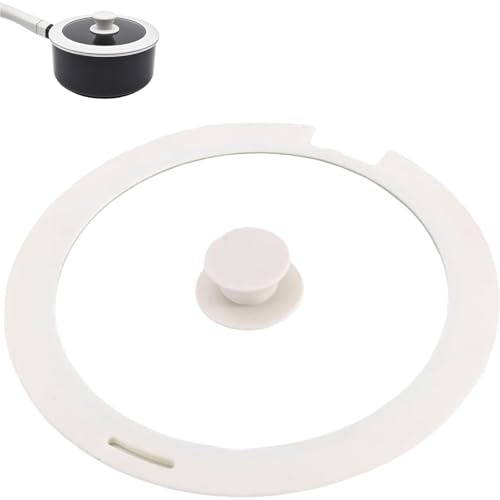 Tapa de silicona para ollas, sartenes y sartenes, tapa de utensilios de cocina de 18/20/26 cm de diámetro, cubierta versátil para utensilios de cocina para ollas y sartenes (20CM)