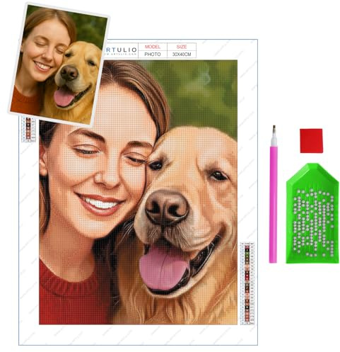 ARTULIO 5D Diamond Painting Eigenes Foto – 60x40 cm – Daiming Panting Eigenes Bild