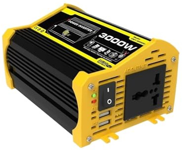 Convertisseur De Tension Solaire 600 W 12 V 110 V 220 V 230 V pour Voiture Transformateur De Charge DC 220 V 110 V 60 Hz Onduleur Puissance(B DC12V-AC220V)