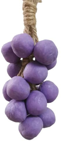 Savon de raisin sur une corde, fait à la main, savon artisanal à froid naturel pour lavage des mains, bain et douche, savons cadeaux décoratifs pour homme et femme (1, violet)