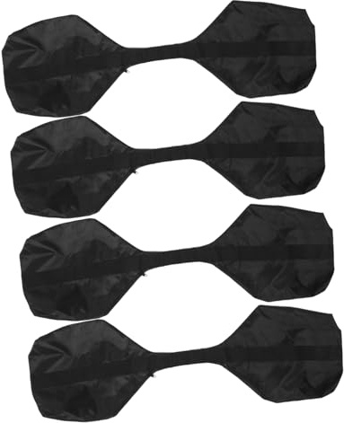 TOYZFRIENDY 4 Piezas Sacos de Arena para Tiendas de Campaña Bolsas Triangulares Resistentes al Viento Capacidad Peso para Estabilizar Toldos Sombrillas y Refugios al Aire