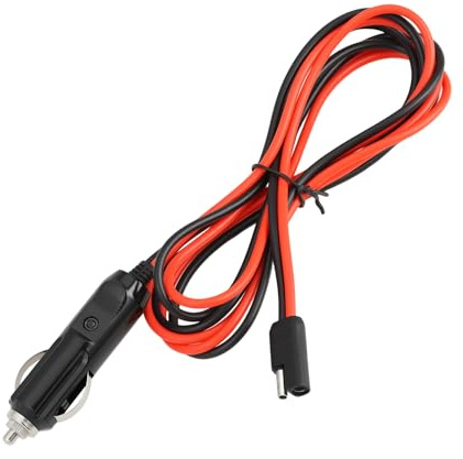 YINETTECH 12V Gleichstrom-Überbrückungskabel mit Zigarettenanzünderstecker Kompatibel mit Motorola GM300 SM120 SM50 GM950 Und GM3188 Funkgeräten