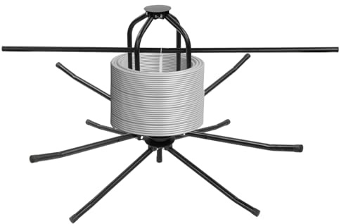 Avvolgitubo per riscaldamento a pavimento, in acciaio, portata 200 kg e regolabile in 2 posizioni, con borsa per il trasporto per tubi PEX/PERT, strumento professionale efficiente per la posa