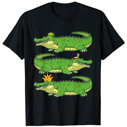 St. Patrick Hut Krone Alligator Zoo Tiere Teiche Krokodil T-Shirt