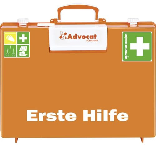 Erste Hilfe Koffer Advocat B400xH300xT150ca.mm orange SÖHNGEN