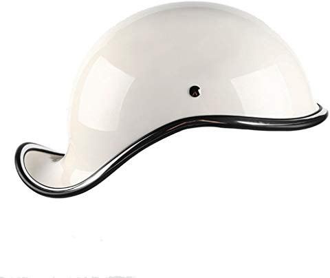 GAOZHE Casco Jet,Aperto retrò Scodella,Adulto Scodella Casco,Casco Scooter,DOT ECE Casco omologato Scooter Unisex Adulti，Adatto per Street Bike Autobike Endurance