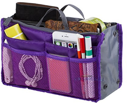 CareforYou Make-up Casual Travel Handtasche Damen Tasche in Taschen Kosmetik Aufbewahrung Organizer (lila)