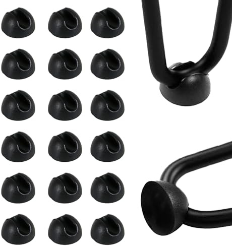 20 Stück Haarnadel Tischbeine, Plastik Hairpin Legs Möbelfüße, Hairpin Beinschutz Füße Bodenschutz, Hairpin Beinschutz Füße, Geräuschunterdrückend und rutschfest, für Esstisch-Couchtischbeine