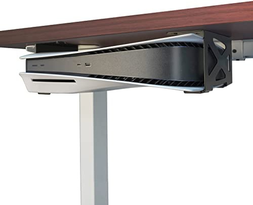 Monzlteck DP-05 Support de Bureau pour PS5/PS5 Slim, Support furtif Compatible avec Disque PlayStation 5 et Console numérique Edition numérique, économie d'espace, DP-05