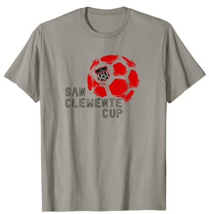 San Clemente Cup Vintage Retro Fun Palma Balón de fútbol Camiseta