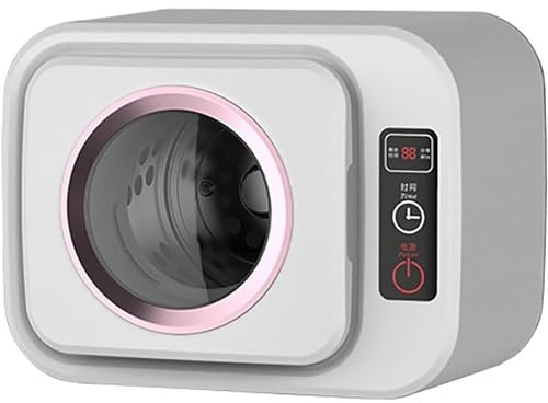 STMKB Kleiner Wäschetrockner, Mini-Elektro-Wäschetrockner, Schnelles Trocknen In 30 Minuten, 3-Gang-Einstellung, Kapazität 1 Kg, 3D-Trocknung, Mit Edelstahlwanne, Für Wohnung, Zuhause, Wohnheim