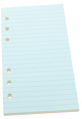 Operitacx Buntes Loseblatt-planer-notizbuch-füllpapier Querlinienpapier Nachfüllpapier Für Notizbücher