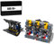 MasterBrickPlay Technik Motor Bausatz, Dreizylinder Pneumatikmotor Handluftpumpe Bausteine Modell, Technologie Klemmbausteine Engine Modell STEM Spielzeug (352PCS)