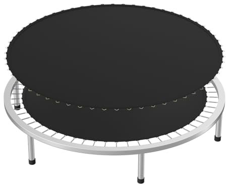 HENGMEI Trampolin Sprungtuch Ø 366 Ersatz Sprungmatte für Gartentrampoline Trampolin 8-Fach Größen Ersatzteil Trampolinematte UV-beständig Matte Outdoortrampoline Replacement (12FT)