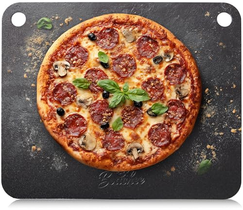 Boachee Pizza Steel XL 16x13.4 – Heavy-Duty Baking Steel for Oven & Grill, Pizza Stone Alternative for Crispy Crust, Faster Heat Transfer, Professional Pizza Baking Sheet