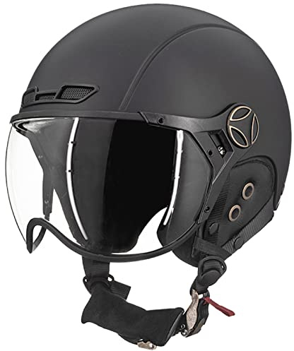ILM Fahrradhelm für Damen Herren Erwachsene Fahrrad Ski Snowboard Helm mit Abnehmbarem Visier Ohrenschützer ASTM CPSC und CE Z102