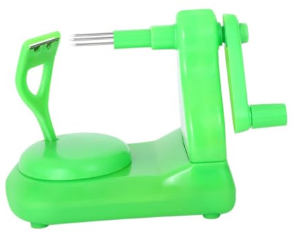CLISPEED Sbucciatore Manuale per Frutta e Verdura con Base Antiscivolo per Mele e Pere Lama Resistente e Durevole Adatto Mani Destro e Sinistro Utensile da Cucina Pratico e Facile da Usare
